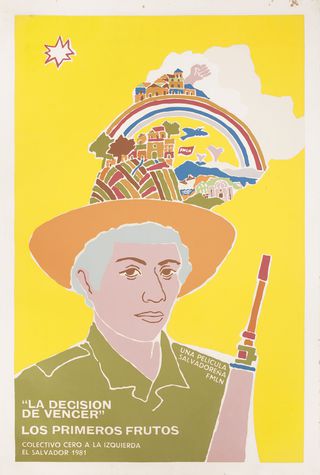 La decision de vencer (Los primeros frutos) Original 1981 Cuban Movie Poster