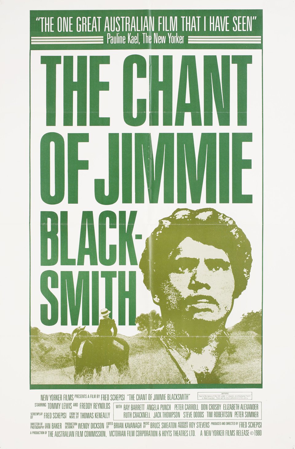 The Chant of Jimmie Blacksmith Original 1980 U.S. One Sheet Movie Poster