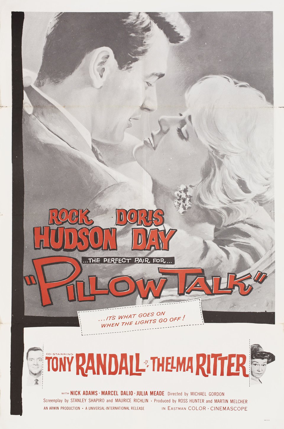 Pillow Talk Original 1959 U.S. One Sheet Movie Poster