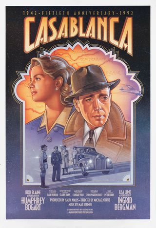 Casablanca Original R1992 U.S. Video One Sheet