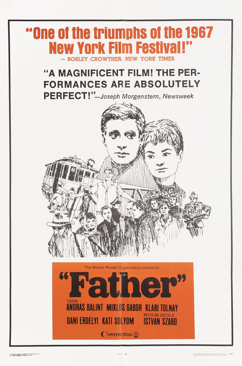 Father Original 1966 U.S. One Sheet Movie Poster