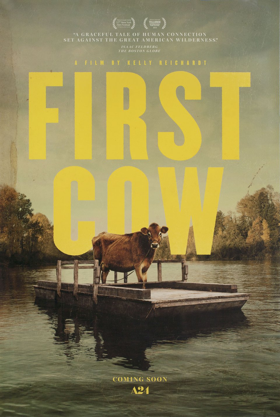 First Cow Original 2019 U.S. One Sheet Movie Poster
