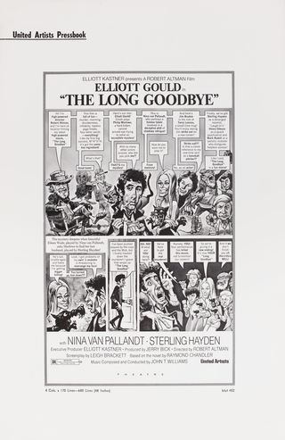 The Long Goodbye Original 1973 U.S. Movie Pressbook Alternate Image