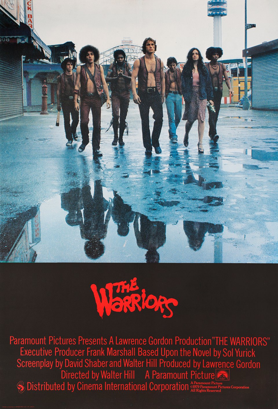 The Warriors Original 1979 British One Sheet Movie Poster