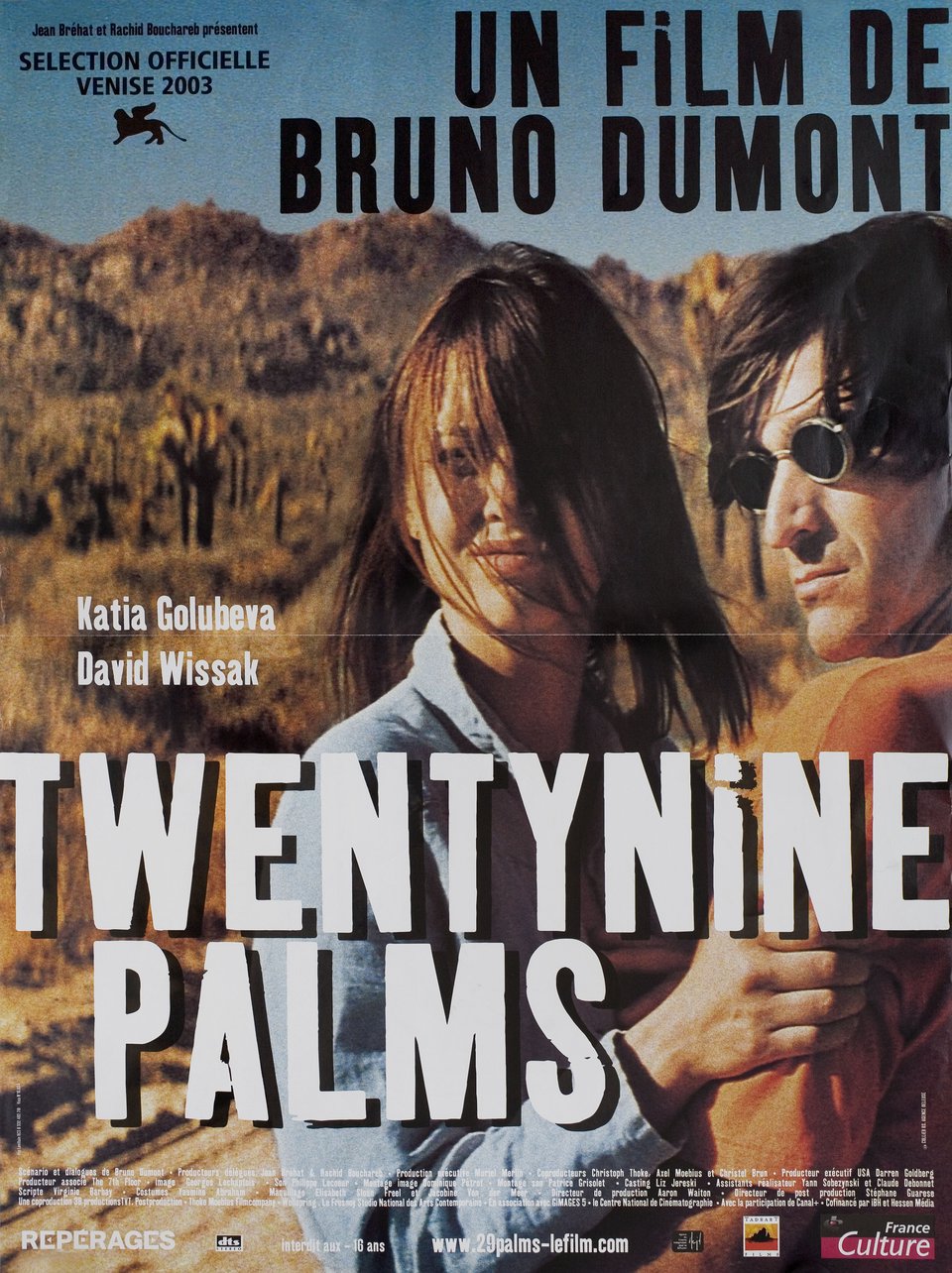 Twentynine Palms Original 2003 French Petite Movie Poster