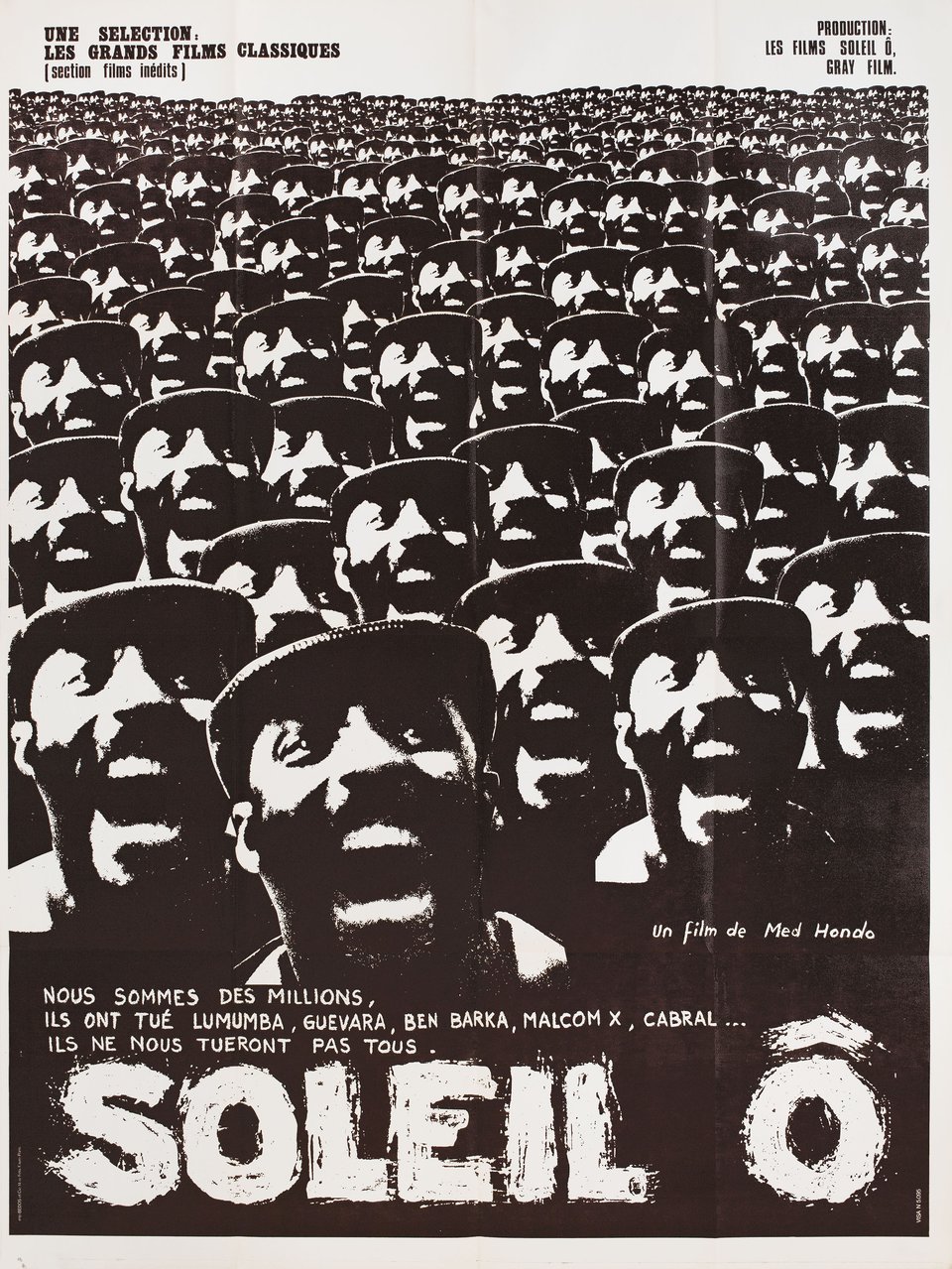 Soleil O Original 1970 French Grande Movie Poster