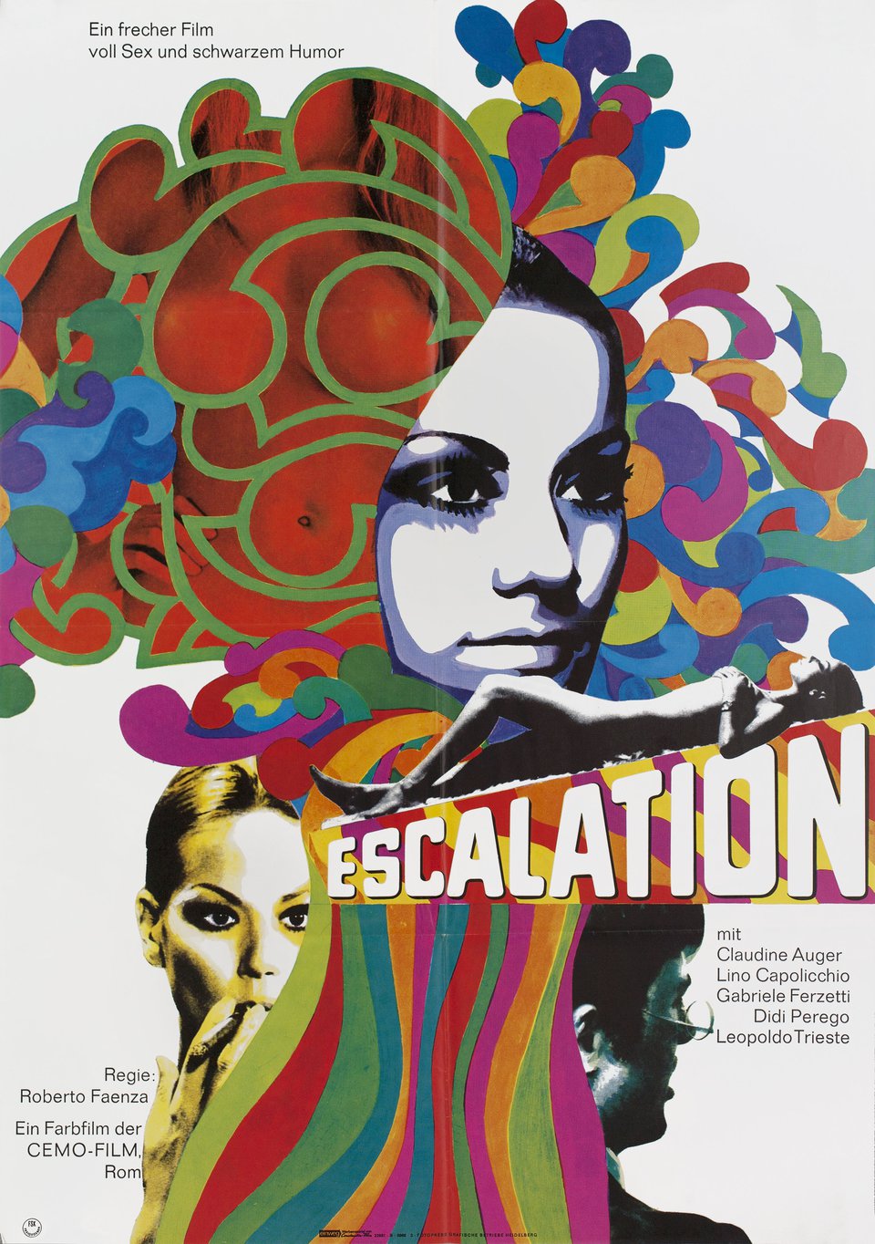 Escalation Original 1968 German A1 Movie Poster