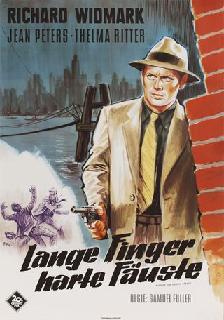 Pickup on South Street Original R1961 German A1 Movie Poster