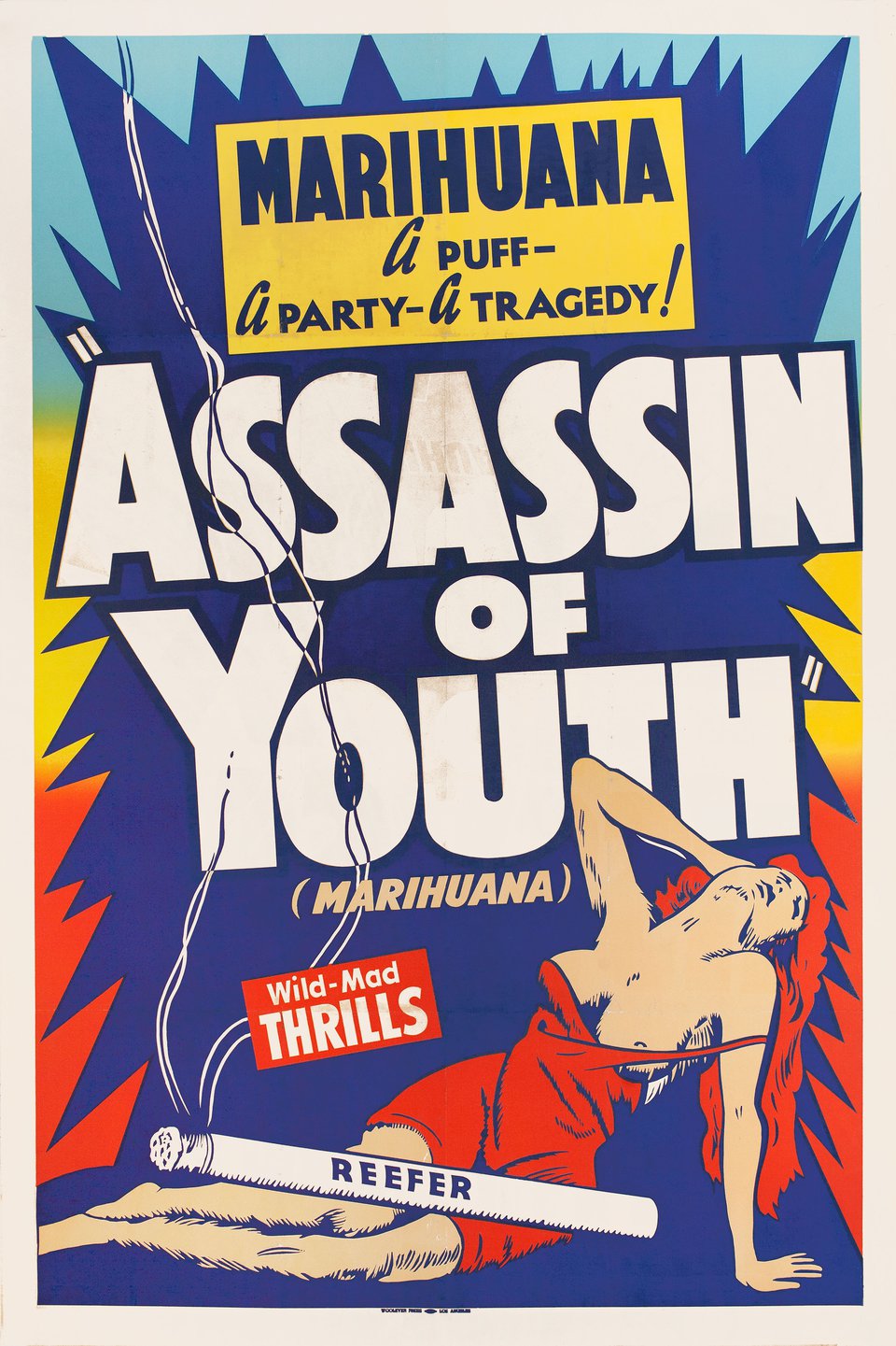 Assassin of Youth Original 1937 U.S. One Sheet Movie Poster