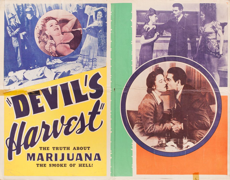 Devil's Harvest Original 1942 U.S. Half Sheet Movie Poster