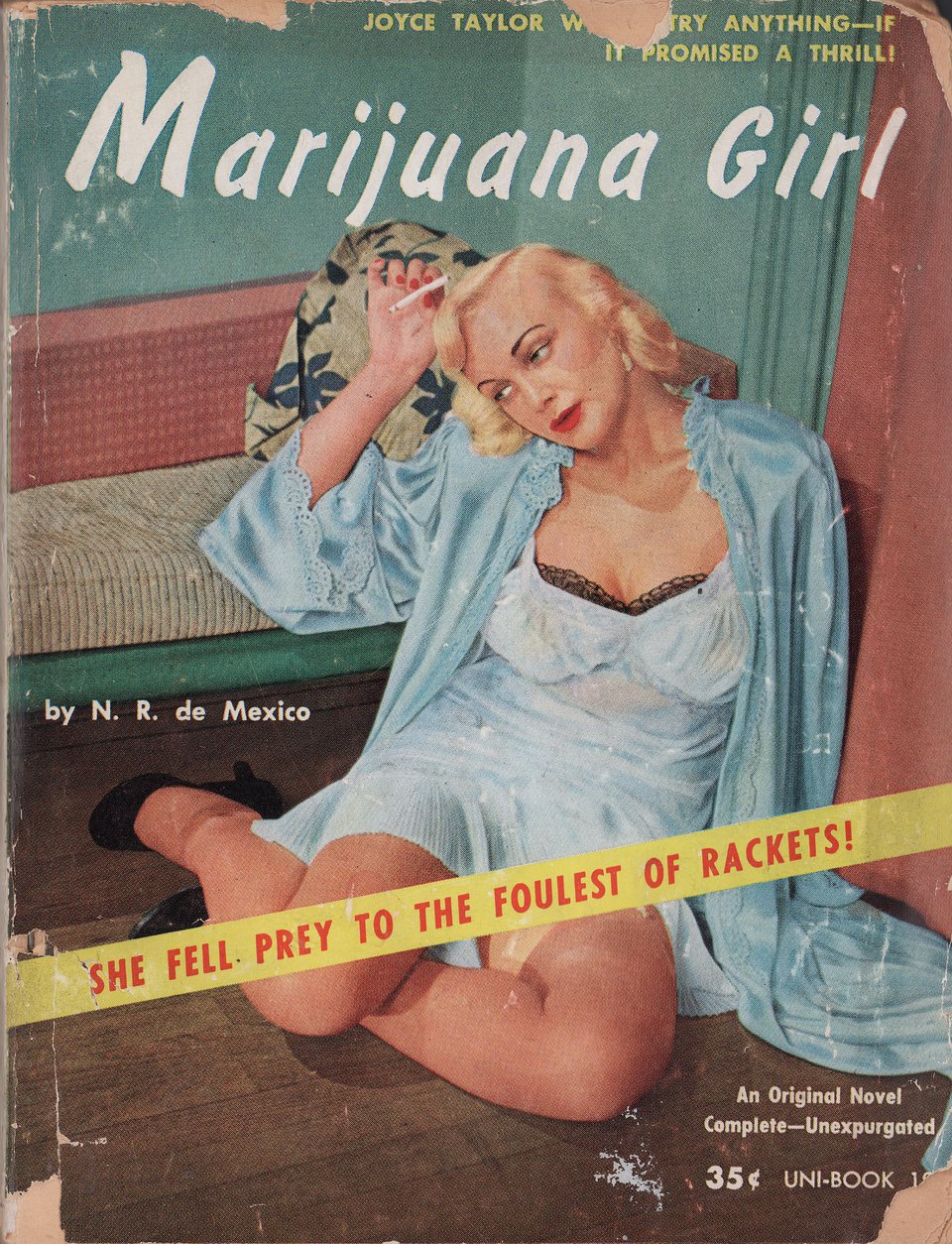 Marijuana Girl Original 1969 U.S. Book