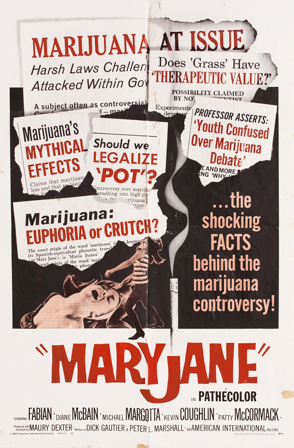 Maryjane Original 1968 U.S. One Sheet Movie Poster