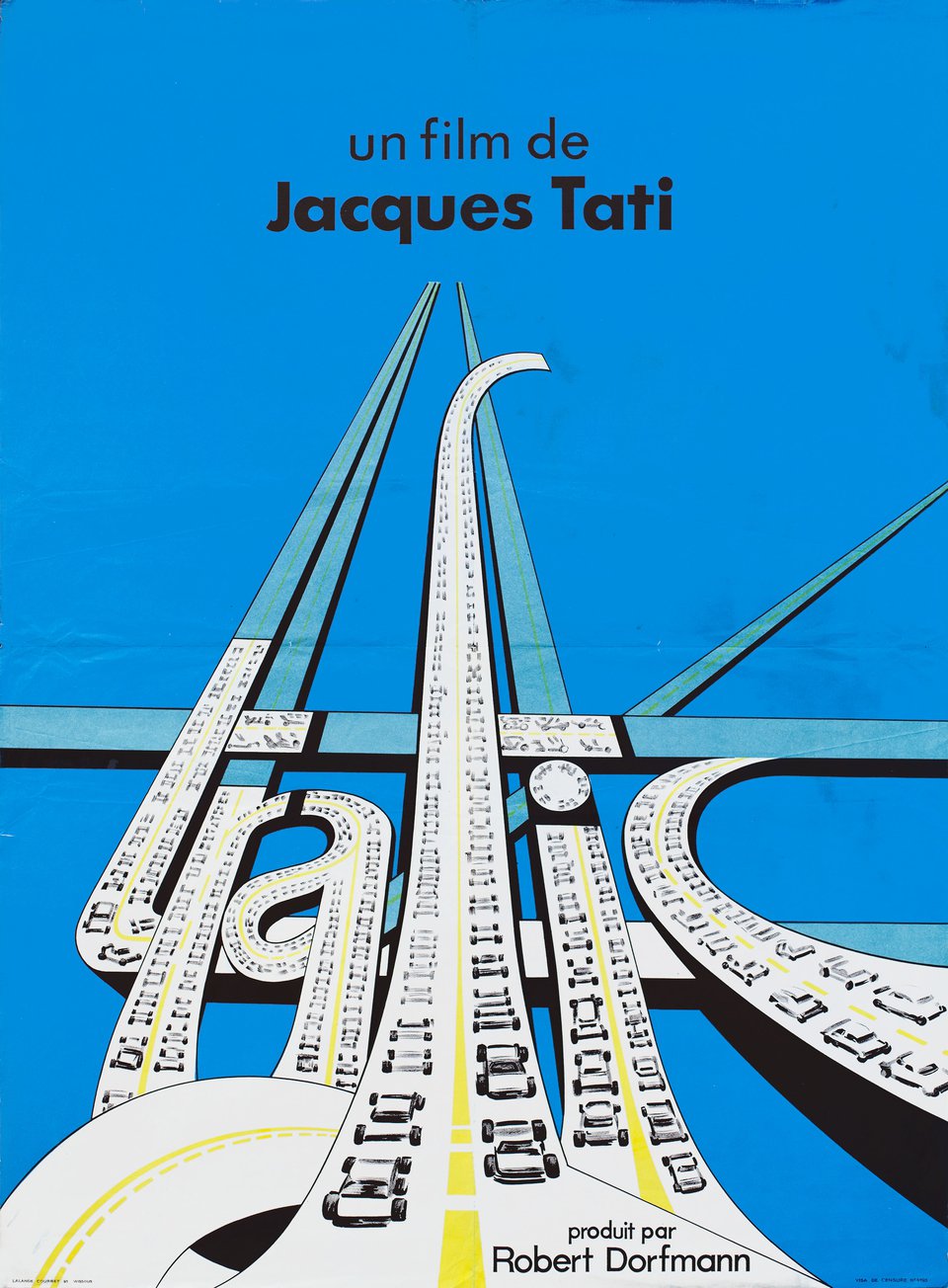 Traffic 1971 French Moyenne Poster