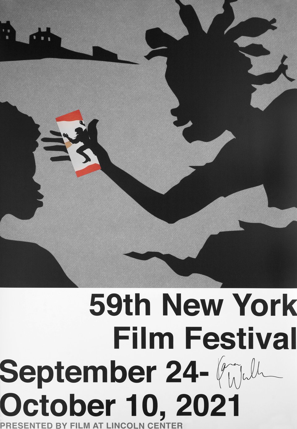 59th New York Film Festival 2021 U.S. One Sheet Poster Signed