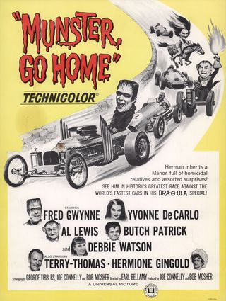 Munster Go Home Original 1966 U.S. Ad Slick Alternate Image