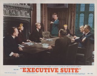 Executive Suite Original 1954 U.S. Scene Card Set of 6 Alternate Image