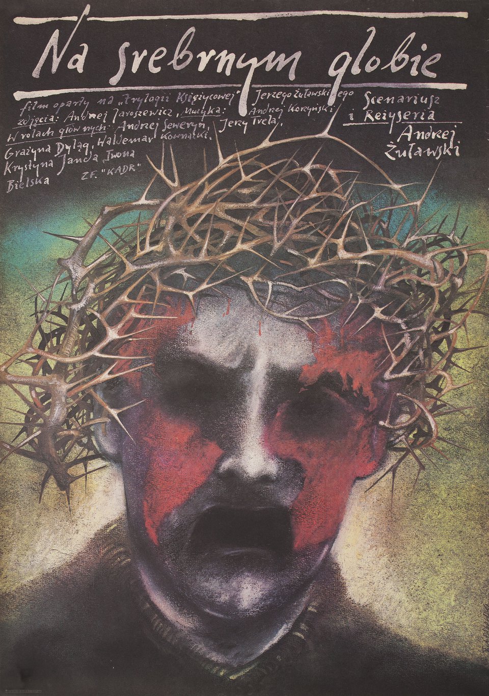 On the Silver Globe Original 1988 Polish B1 Movie Poster