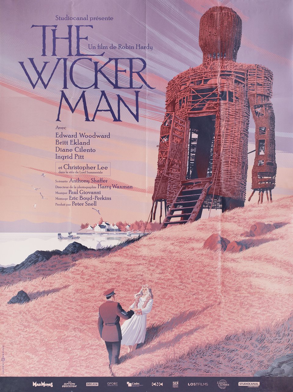 The Wicker Man Original R2020 French Grande Movie Poster Posteritati