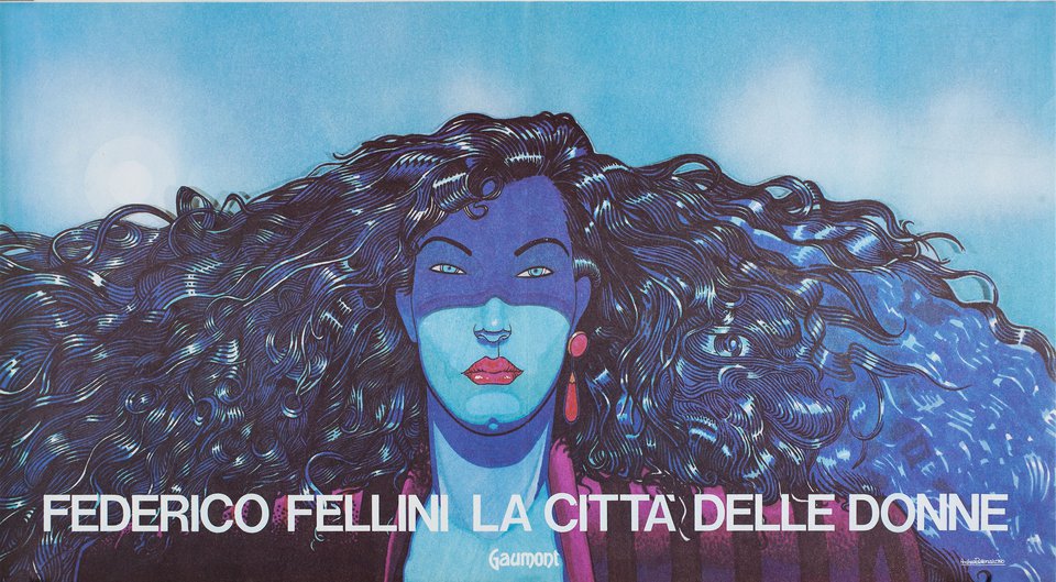 City of Women Original 1980 Italian Locandina Movie Poster