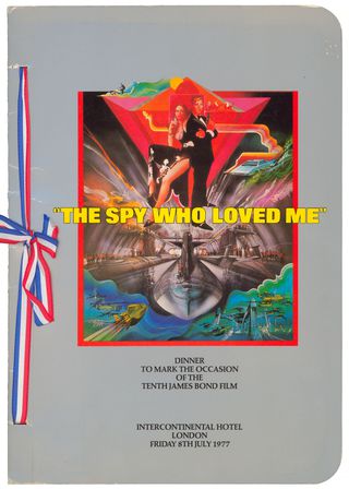 The Spy Who Loved Me Original 1977 British Menu Alternate Image