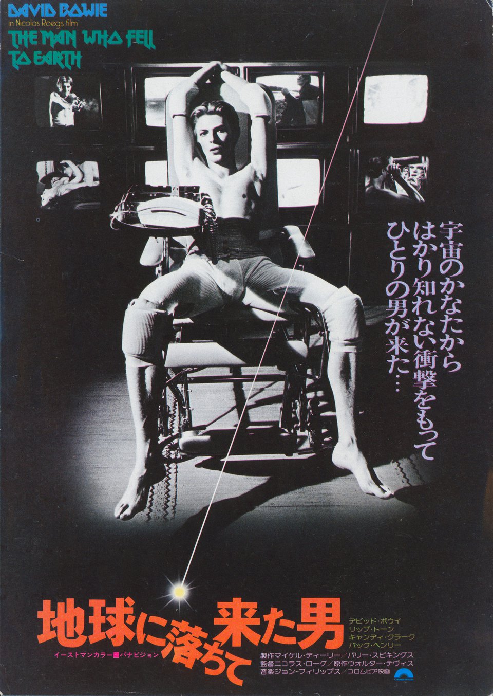 The Man Who Fell to Earth Original 1976 Japanese B5 Chirashi Handbill