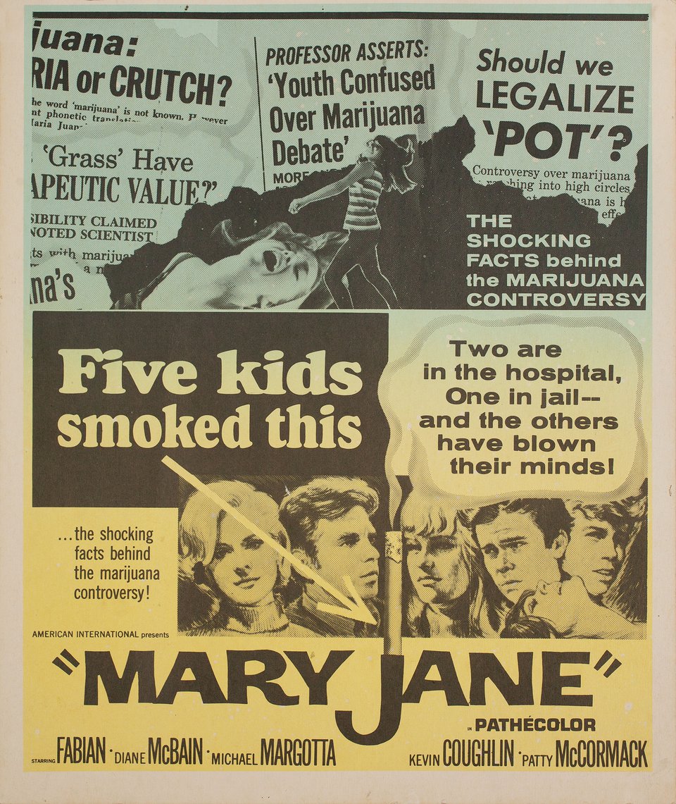 Maryjane Original 1968 U.S. Window Card Movie Poster