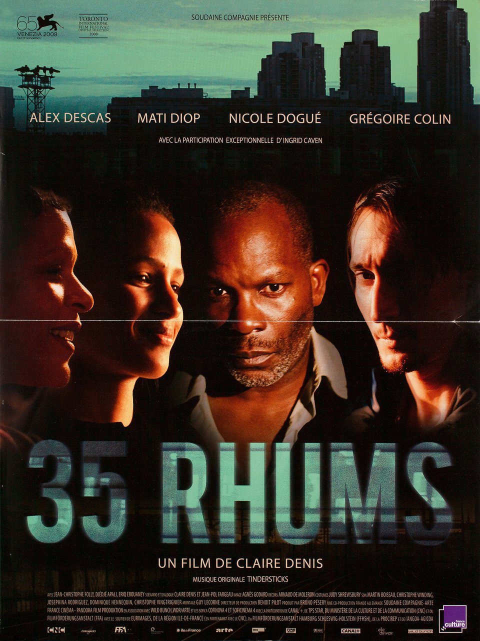 35 Shots of Rum Original 2008 French Petite Movie Poster