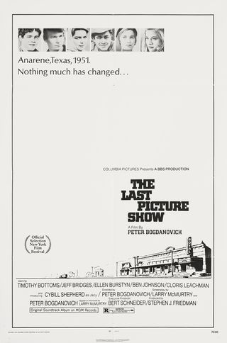 The Last Picture Show Original 1971 U.S. One Sheet Movie Poster