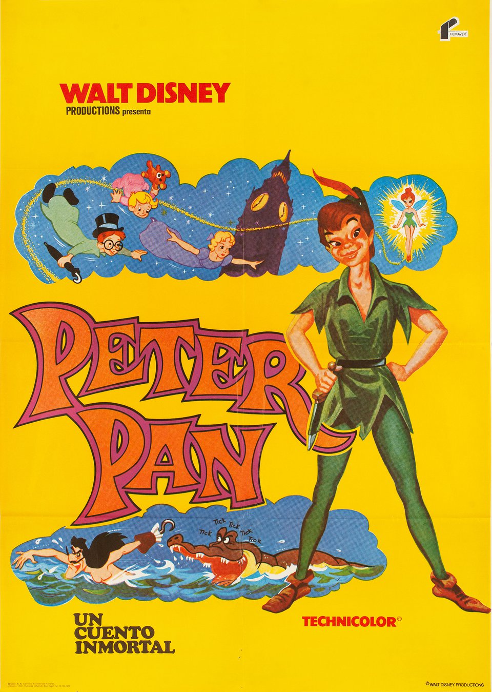 Peter Pan R1977 Spanish B1 Poster Posteritati Movie Poster Gallery