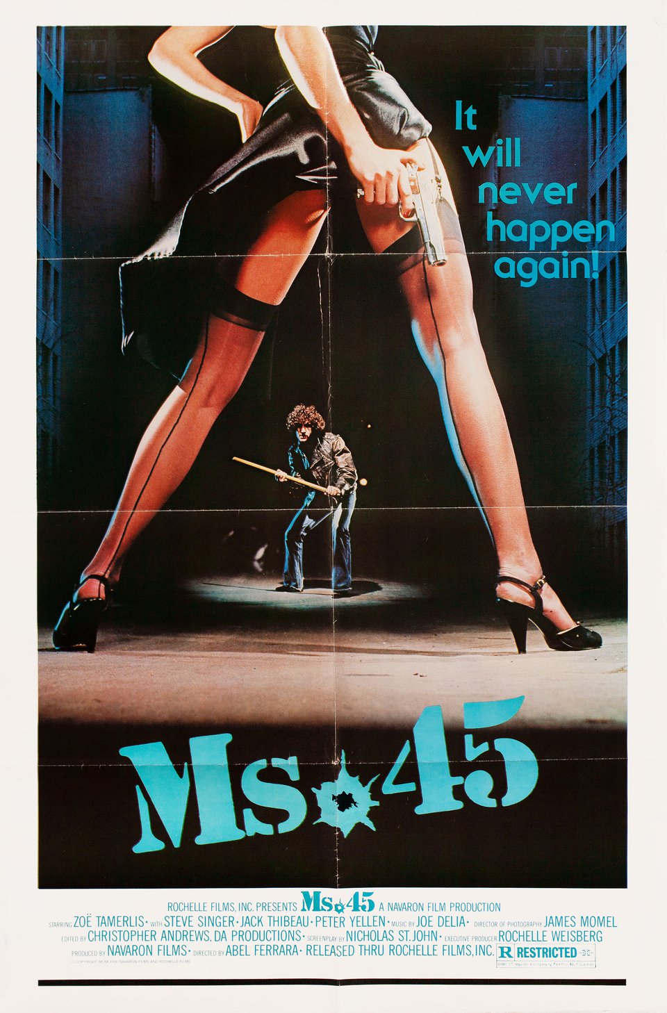 Ms. 45 Original 1981 U.S. One Sheet Movie Poster