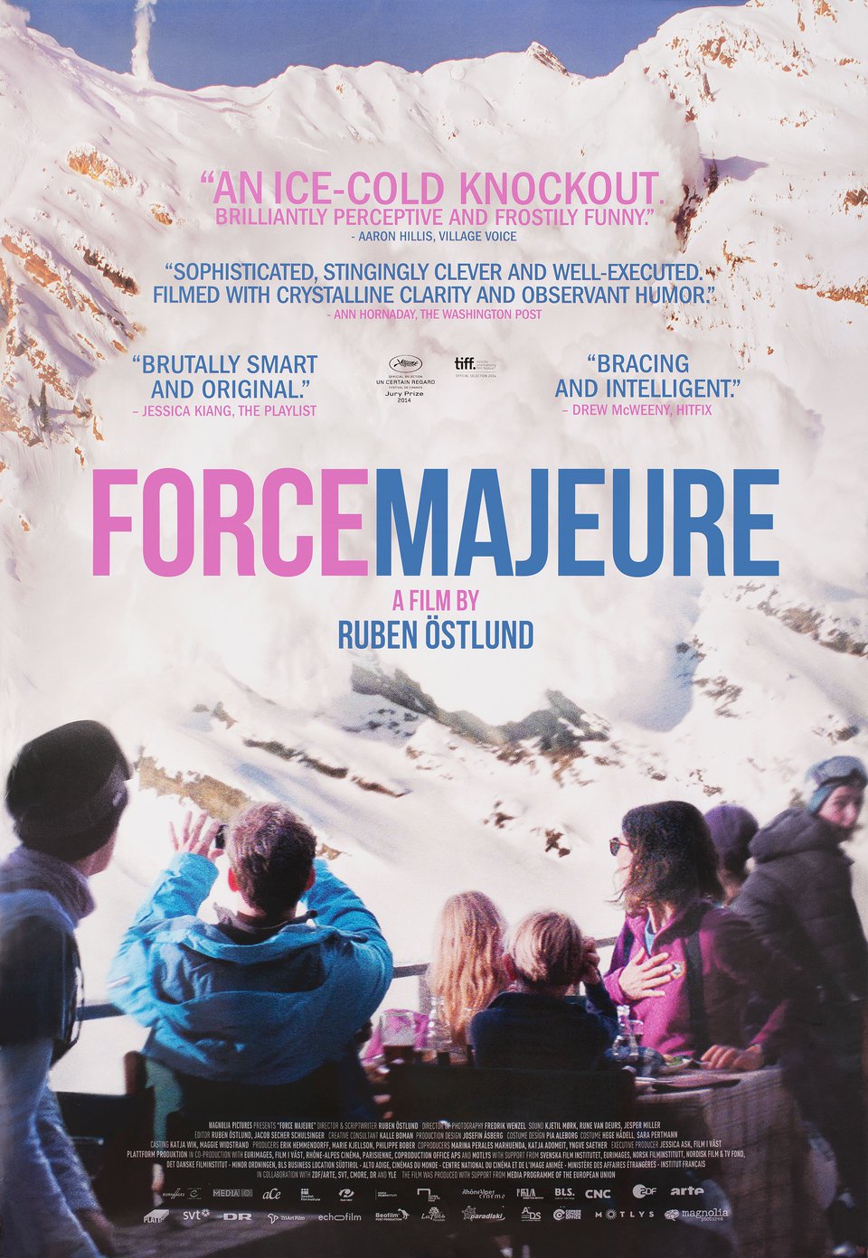 Force Majeure 2014 U.S. One Sheet Poster