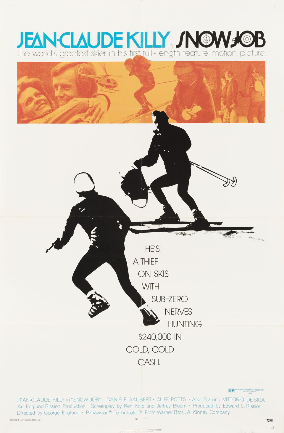 Snow Job Original 1972 U.S. One Sheet Movie Poster