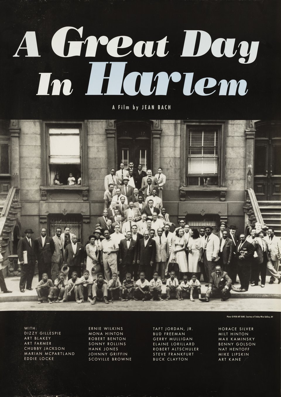 A Great Day in Harlem Original 1994 British Double Crown Movie Poster