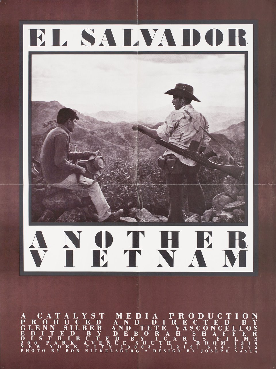 El Salvador: Another Vietnam Original 1970s U.S. Movie Poster