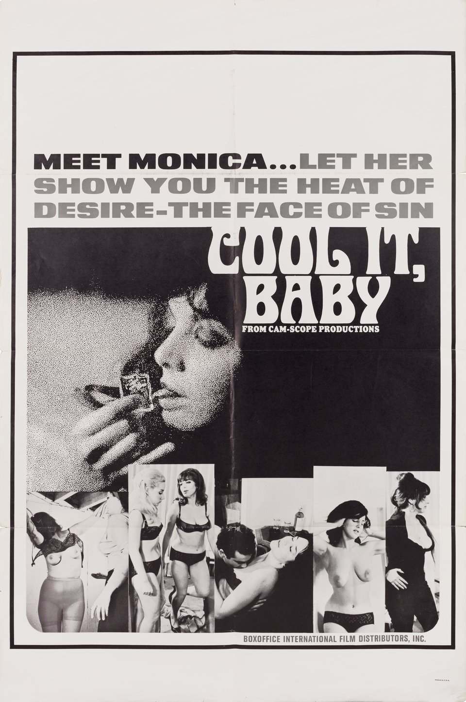 Cool It Baby Original 1967 U.S. One Sheet Movie Poster