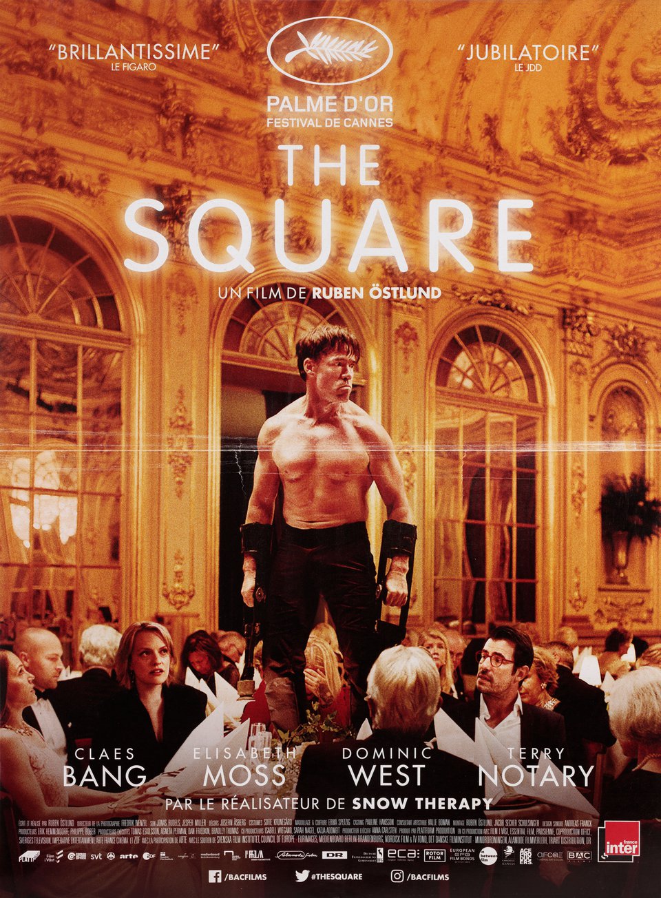 The Square Original 2017 French Petite Movie Poster