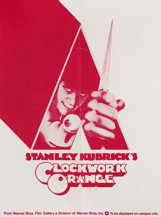 A Clockwork Orange Original 1972 U.S. 16mm Movie Poster