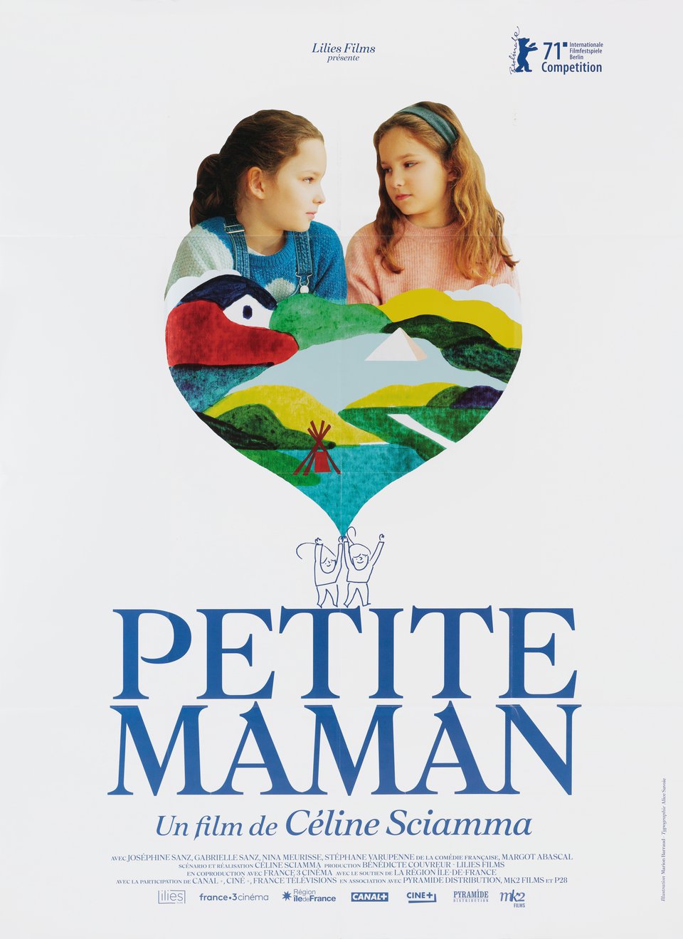 Petite Maman Original 2021 French Grande Movie Poster