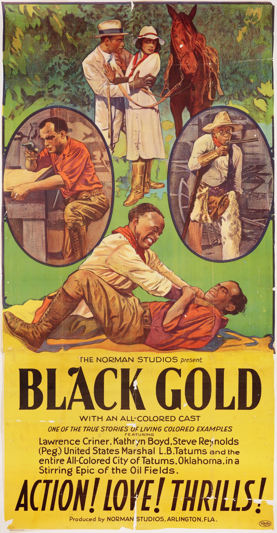 Black Gold Original 1928 U.S. Three Sheet Movie Poster
