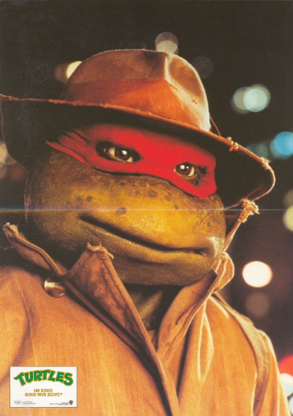 Teenage Mutant Ninja Turtles Original 1990 German A3 Movie Poster