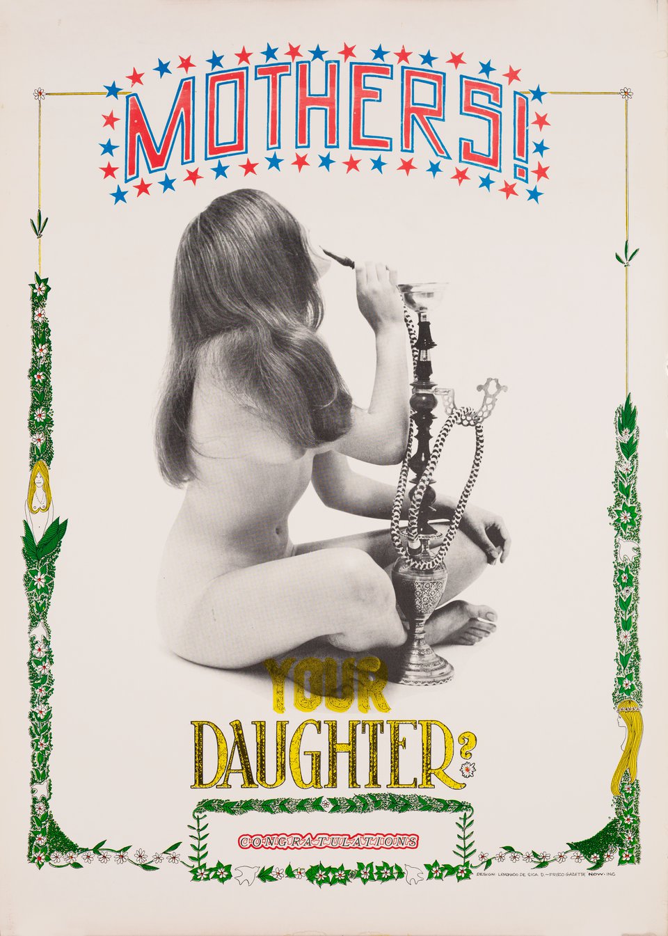 Mothers! Your Daughter: Congratulations Original 1970s U.S. Mini Poster