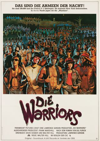 The Warriors Original R1983 German A1 Movie Poster