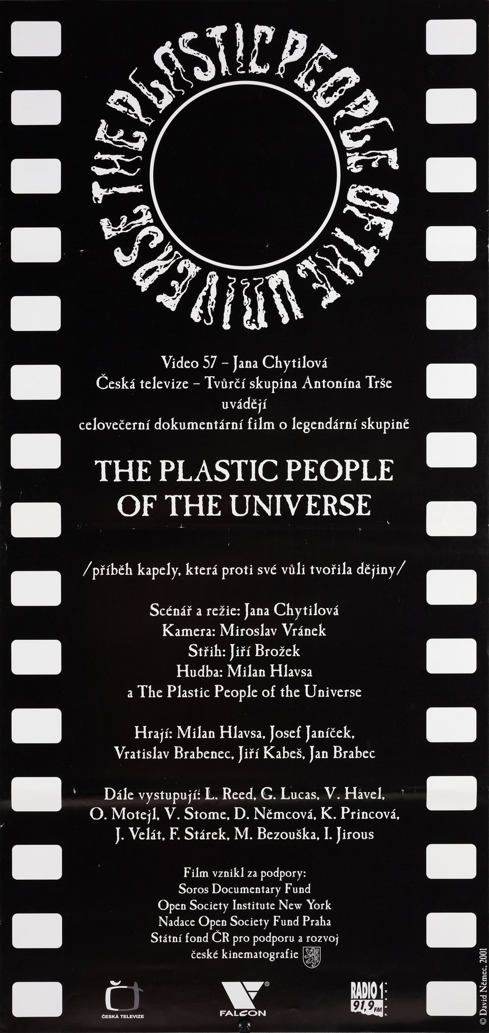 Milan Hlavsa a Plastic People of the Universe Original 2001 Czech Movie Poster