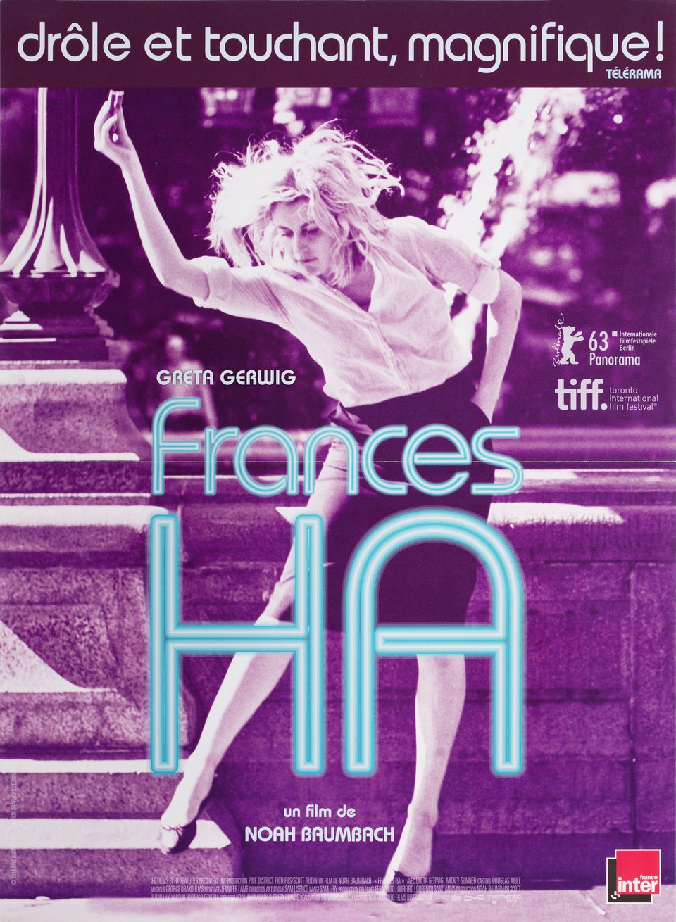 Frances Ha Original 2013 French Petite Movie Poster