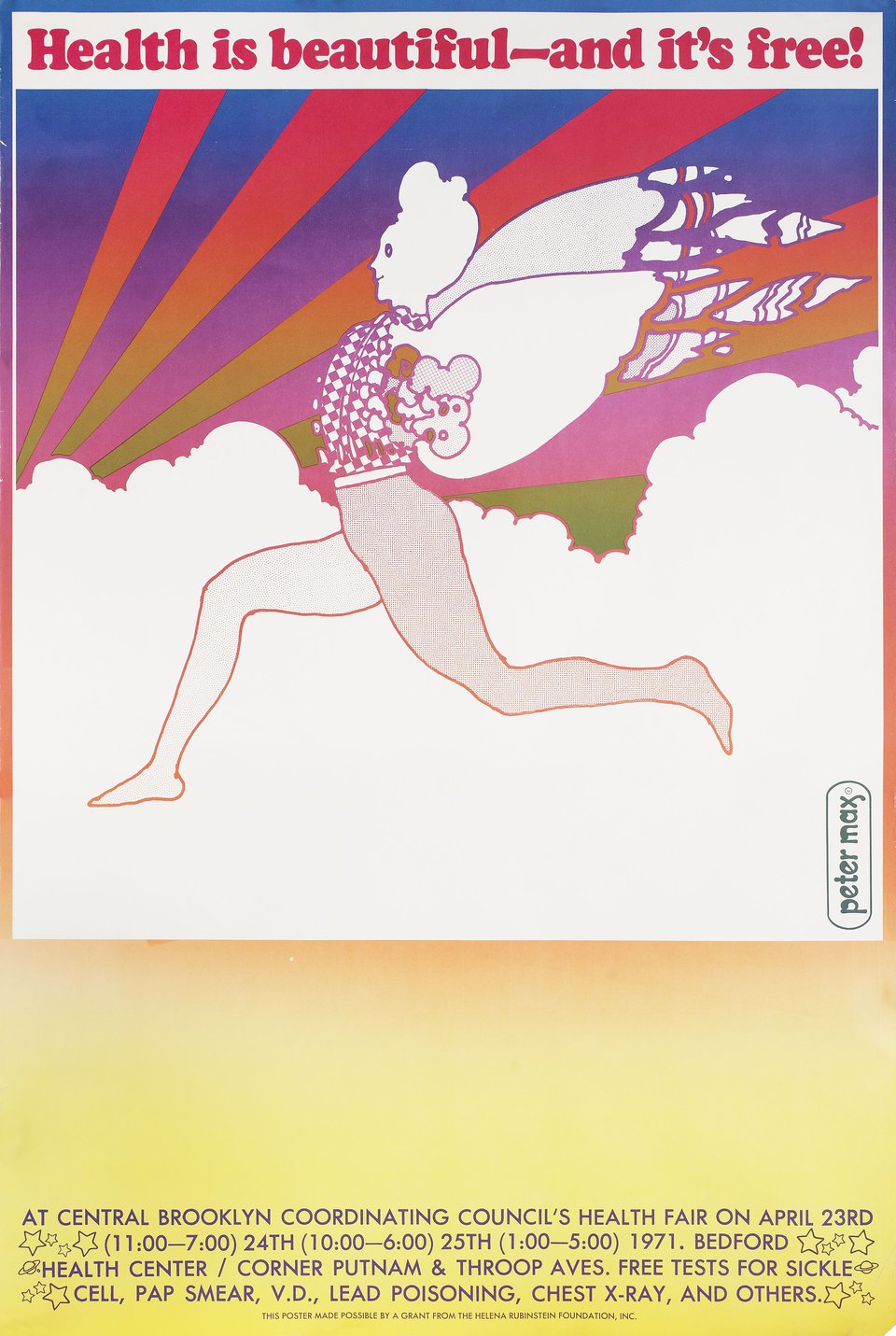 Health Is Beautiful Original 1971 U.S. Poster