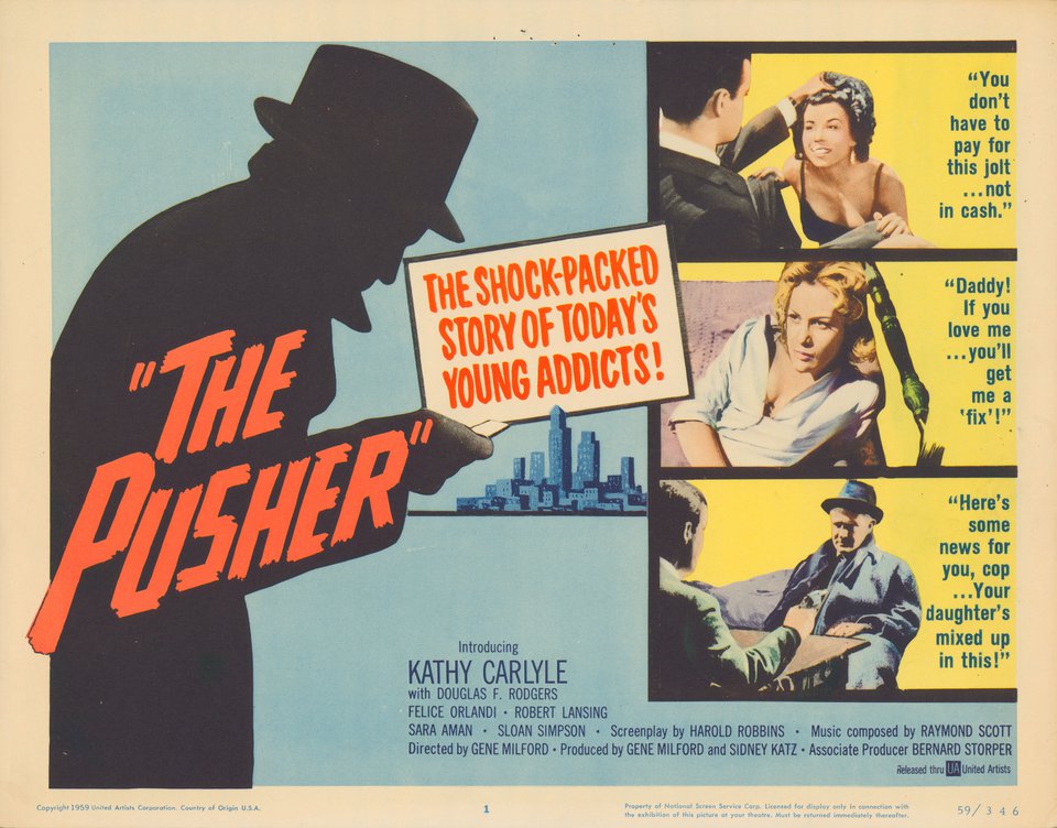 The Pusher Original 1960 U.S. Title Card