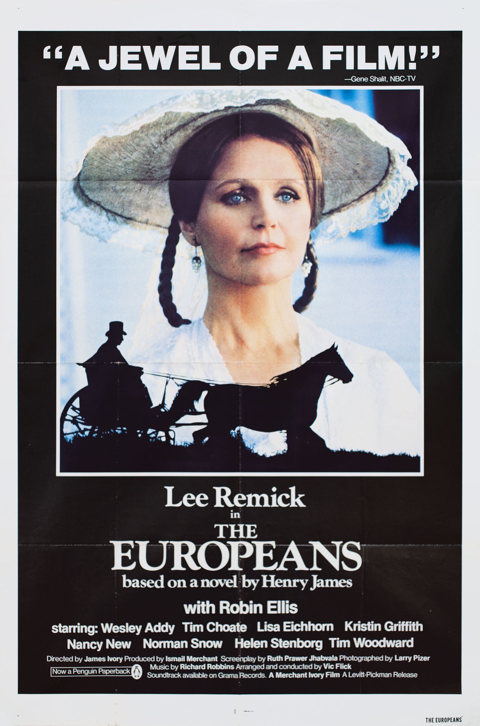 The Europeans Original 1979 U.S. One Sheet Movie Poster