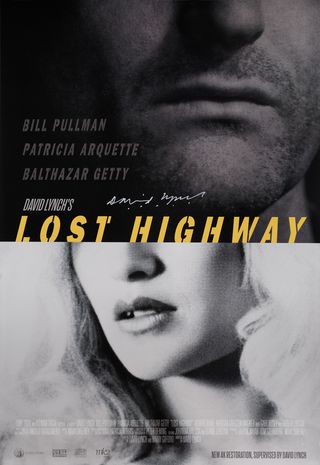 Lost Highway Original R2022 U.S. One Sheet Movie Poster Signed by David Lynch Alternate Image