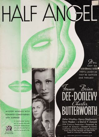 Half Angel Original 1936 U.S. Movie Pressbook Alternate Image