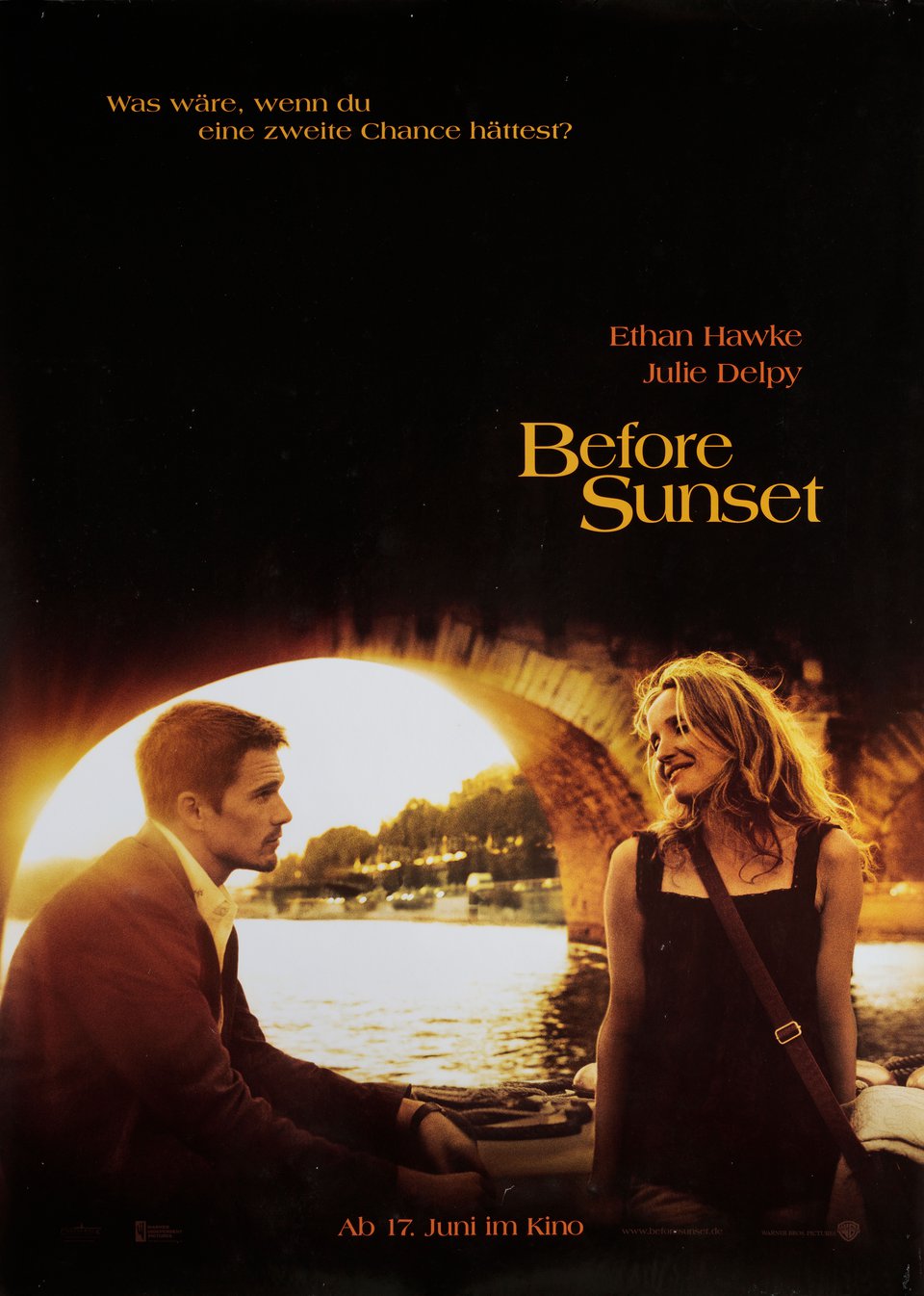 Before Sunset 2004 German A1 Poster